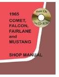 1965 Ford and Mercury Shop Manual on CD