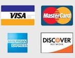 Visa, Mastercard, American Express and Discover accepted by this store!